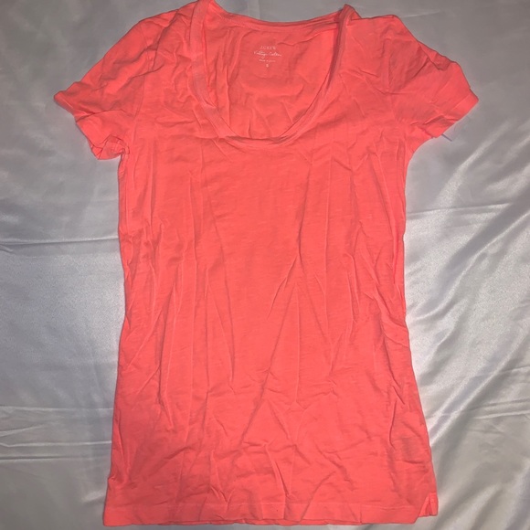 J. Crew U-neck Tee - Picture 1 of 1